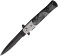 S-TEC Stiletto Style Linerlock Black - STT27108BK1