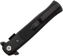 S-TEC Stiletto Style Linerlock Black STT27108BK2