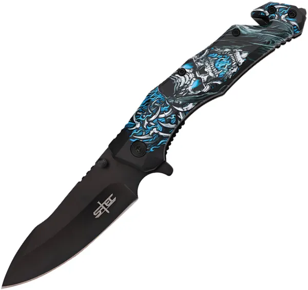 S-TEC Rescue Linerlock A-O Blue STT2712134