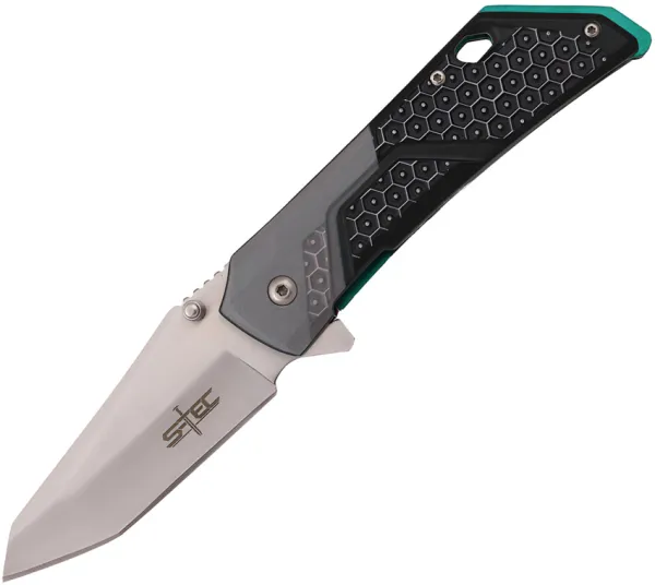 S-TEC Linerlock A-O Blk-Green STT271280