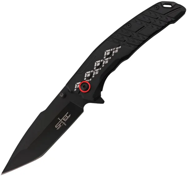 S-TEC Linerlock A-O Black-Red STT271286BK