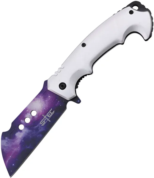 S-TEC Cleaver Linerlock A-O Purple STT271383COL