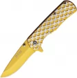 S-TEC Heart Linerlock Gold A/O - STT271406RD