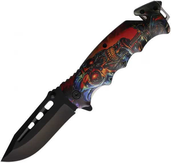 S-TEC Linerlock A-O Skull STT2716323