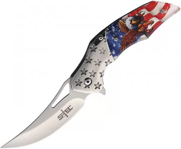 S-TEC Eagle Flag Linerlock A-O STT27191025