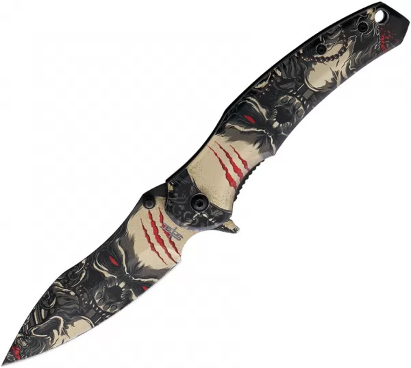 S-TEC Skull Linerlock A-O STT27191027