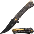S-TEC Framelock A-O Black STT27207BK