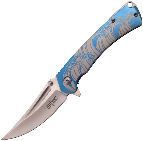 S-TEC Framelock A-O Blue STT27207BL