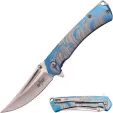 S-TEC Framelock A-O Blue STT27207BL