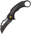 S-TEC Karambit Linerlock A/O Black - STT27208BK