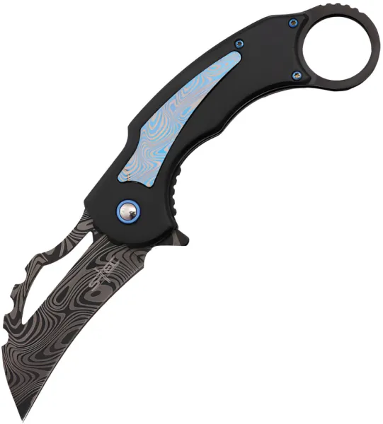 S-TEC Karambit Linerlock A-O Blue STT27208BL