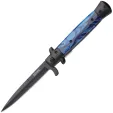 S-TEC Stiletto Linerlock A/O Blk/Blu - STT27333720