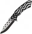 S-TEC Flag Linerlock A/O Black - STT277289BK