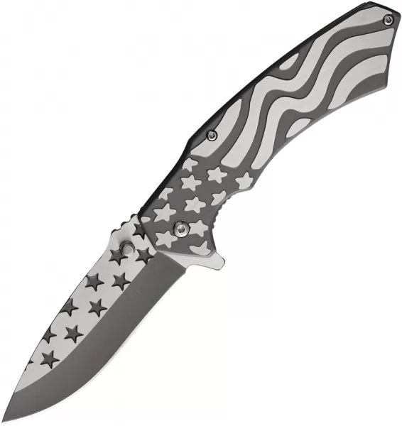 S-TEC Flag Linerlock A-O Gray STT277289SL