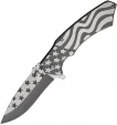 S-TEC Flag Linerlock A/O Gray - STT277289SL