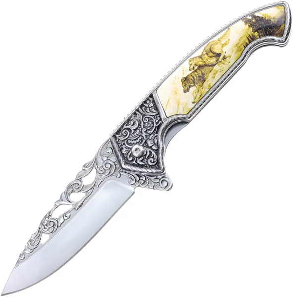 S-TEC Wildlife Framelock A-O Wolf STT27801WF