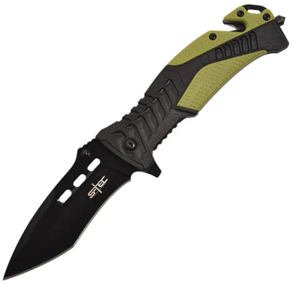 S-TEC Rescue Linerlock A-O Green STTS015GN