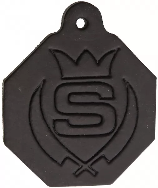 Svord Black Leather Tag- Measures 1 knives SVK