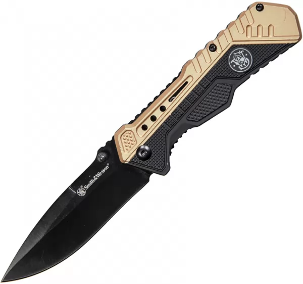 Smith & Wesson Linerlock A-O Black-Tan SW1084302