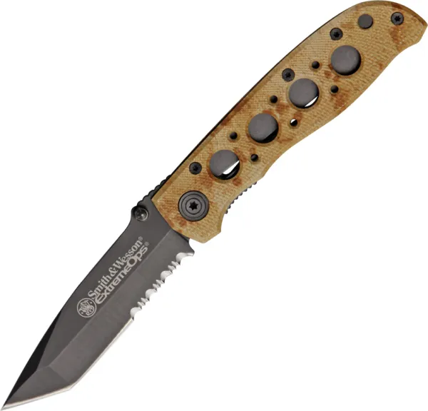 Smith & Wesson ExtremeOps Linerlock Knives SW5TBSD