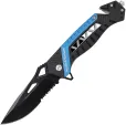 Smith & Wesson Rescue Linerlock Blue - SW608BLS