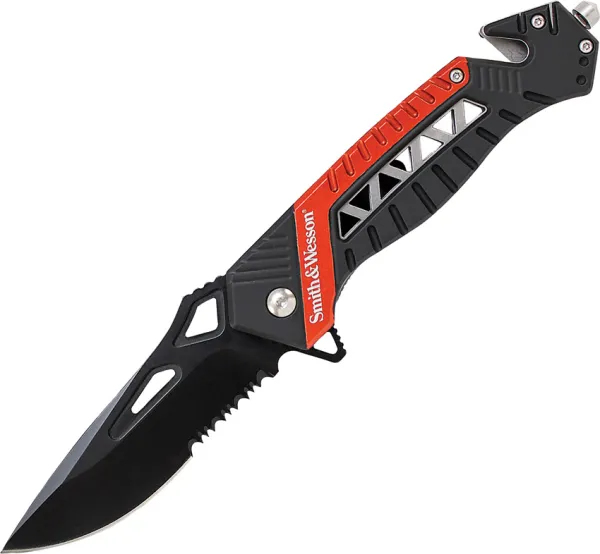 Smith & Wesson Rescue Linerlock Orange SW608ORS