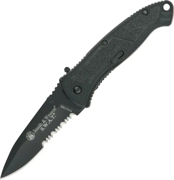 Smith & Wesson Small Black SWAT Linerlock Knives SWATBS