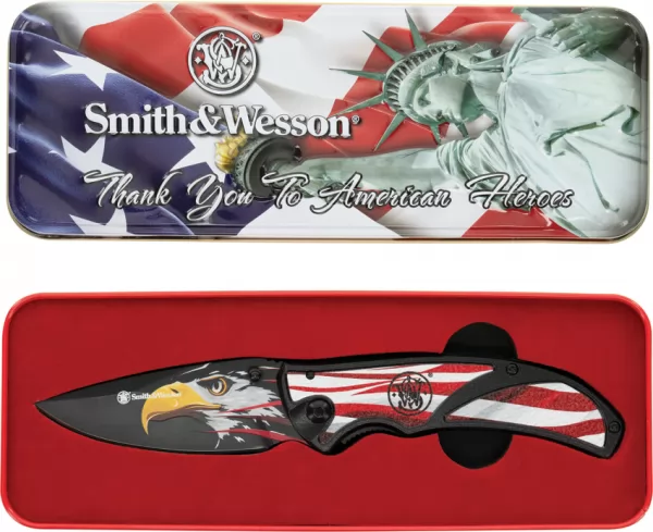 Smith & Wesson America Heroes Eagle Linerlock SWP1122652