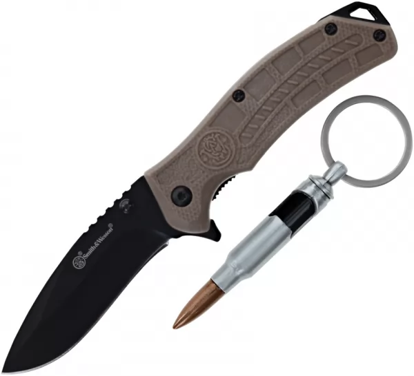Smith & Wesson HRT Linerlock A-O Brown SWP1188452