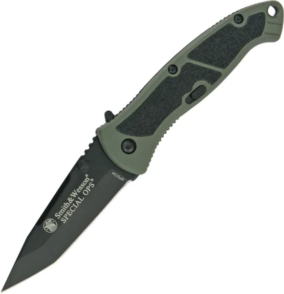 Smith & Wesson Special Ops Linerlock A-O Knives SWSPECM