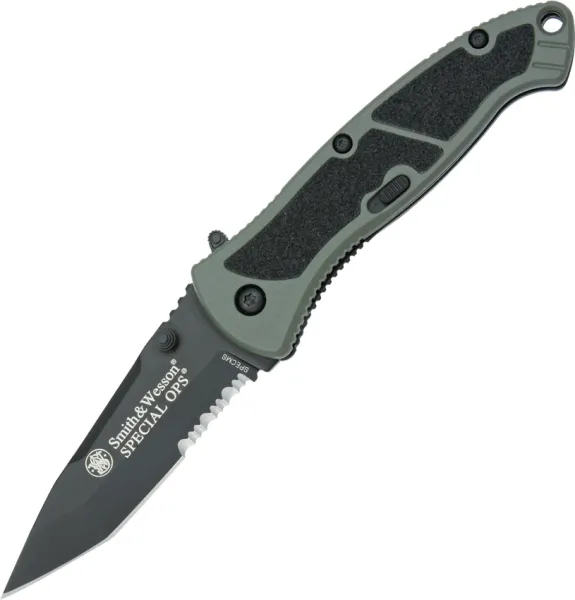 Smith & Wesson Special Ops Linerlock A-O Knives SWSPECMS