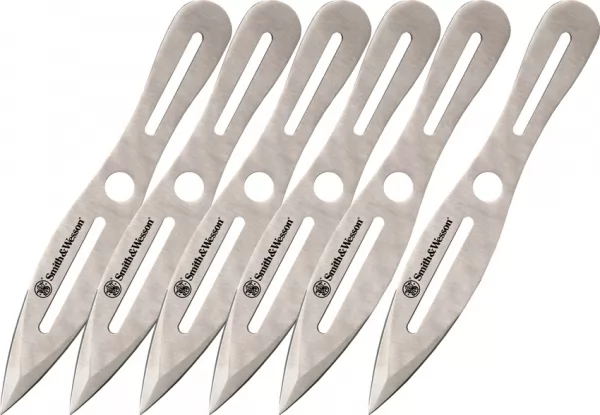 Smith & Wesson Six Piece Throwing Knife Set SWTK8CP