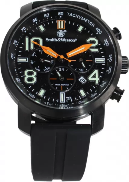 Smith & Wesson Tritium Chronograph Watch SWW1500BLK