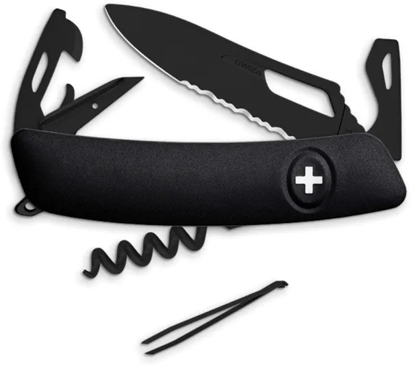 Swiza SH03 Swiss Pocket Knife Black SZA0331010