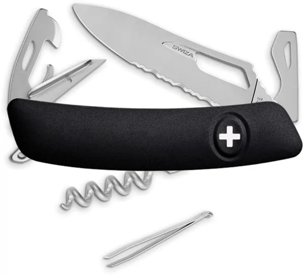Swiza SH03 Swiss Pocket Knife Black SZA0361010