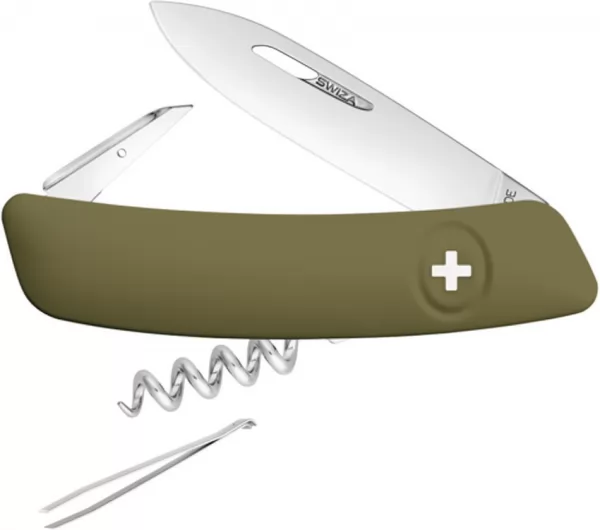 Swiza D01 Olive Swiss Pocket Knife SZA101050