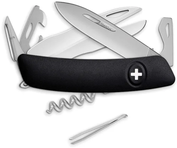 Swiza D07 Swiss Pocket Knife Black SZA1161010