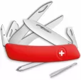 Swiza D08 Swiss Pocket Knife Red - SZA1201000
