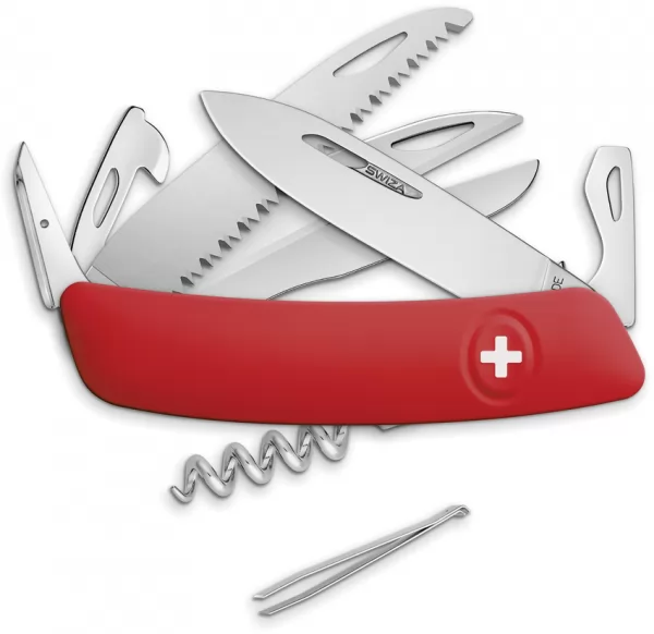 Swiza D09 Pocket Knife Red SZA1301000