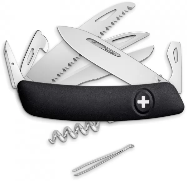 Swiza D09 Pocket Knife Black SZA1301010