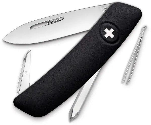 Swiza D02 Swiss Pocket Knife Black SZA2010