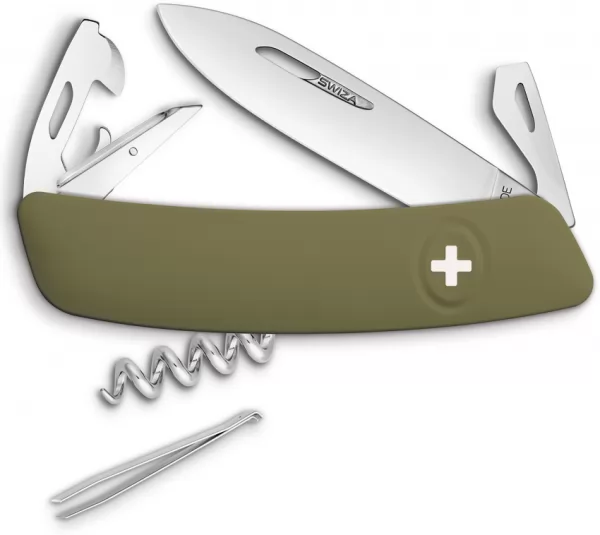 Swiza D03 Olive Swiss Pocket Knife SZA301050