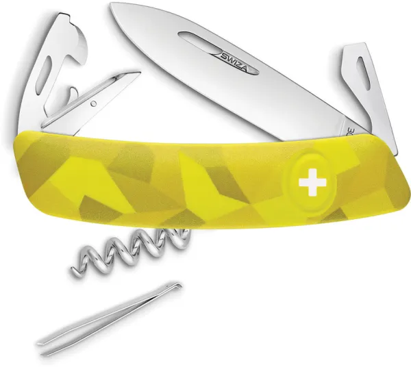 Swiza C03 Button Lock Yellow Camo SZA302080