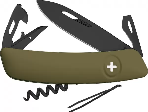 Swiza D03 Swiss Pocket Knife Olive SZA331050