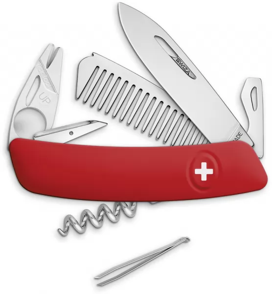 Swiza Pet and Outdoor Knife Red SZAC0901000