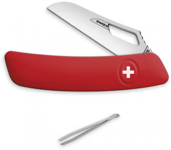 Swiza Garden Floral Knife Red SZAGR9001000