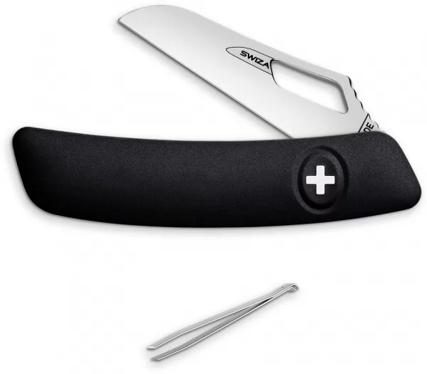 Swiza Garden Floral Knife Black SZAGR9001010