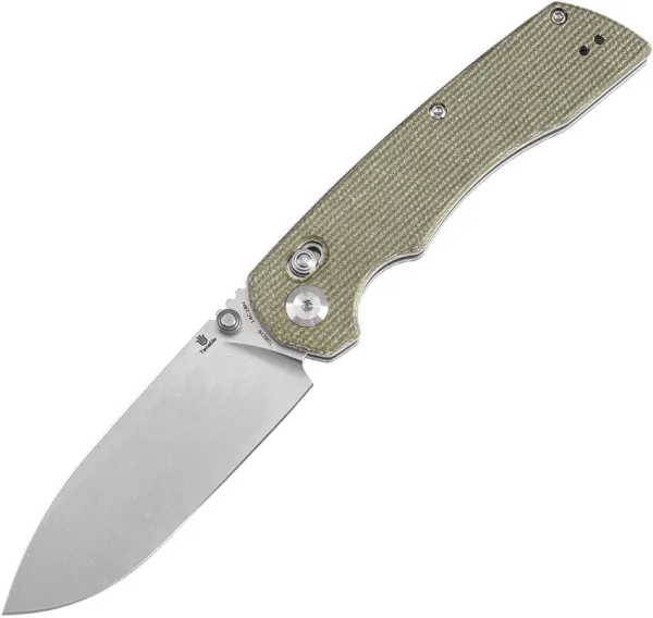 Tenable Knives Kryo Crossbar Lock Grn Micarta T1001V6