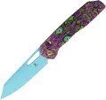 Tenable Knives Shard Jade G10 with Purple Und - T1006V9