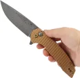 Kansept Knives Accipiter Button Lock Bronze T1007F4